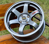 Диск колеса Rays TE37 SW143 6,0x16 4*100 ET40 D73,1 Gun Metal
