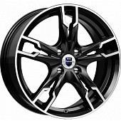 7x17/4x100 ET41 D60,1 Солар (КС875) Алмаз черный SK