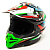 Шлем кроссовый HIZER J6803 #6 (M) BLACK/BLUE/GREEN