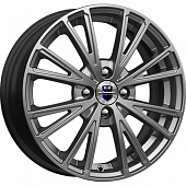 6x15/4x100 ET45 D67,1 Меандр (КС888) Дарк платинум
