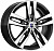 Диск колеса КиК "Rassvet" 6,5x16 5*100 ЕТ48 D56,1 алмаз черный (КС868)
