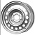 Диск колеса Trebl "64L35F" 6,0х15 5*110 ET35 D65,1 Silver