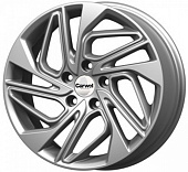 Диск колеса Carwel "Калкан 206" 7,0x17 5*112 ET49 D57,1 SL (Octavia)