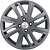 6x16/4x100 ET50 D60,1 KHW1609 (Vesta/Largus) Gray
