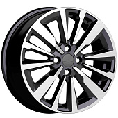 6,5x16/4x100 ET37 D60,1 Эрман (КС997) Алмаз черный