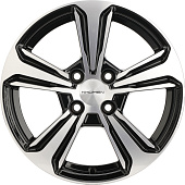 6x15/4x100 ET50 D60,1 KHW1502 (Vesta) Black-FP