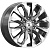 8x20/6x139,7 ET38 D67,1 КР007 (Pajero Sport) Diamond Gloss Graphite