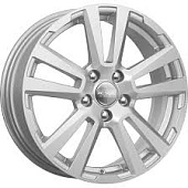 Диск колеса КиК-Ifree для а/м Vesta Cross "КС874" 6,5x17 4*100 ET43 D60,1 сильвер