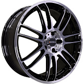 INCH 7x18/5x112 ET43 D57,1 FA8535 Gloss Black Machined Face (ZJH) FlowForming