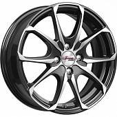 6x16/4x100 ET45 D60,1 Такеши (КС877) Блэк Джек